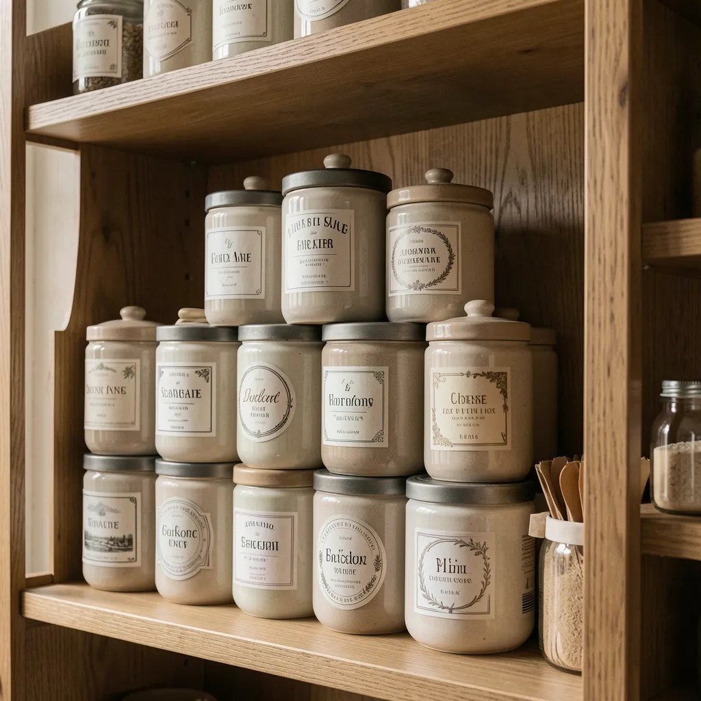 Organized kitchen space